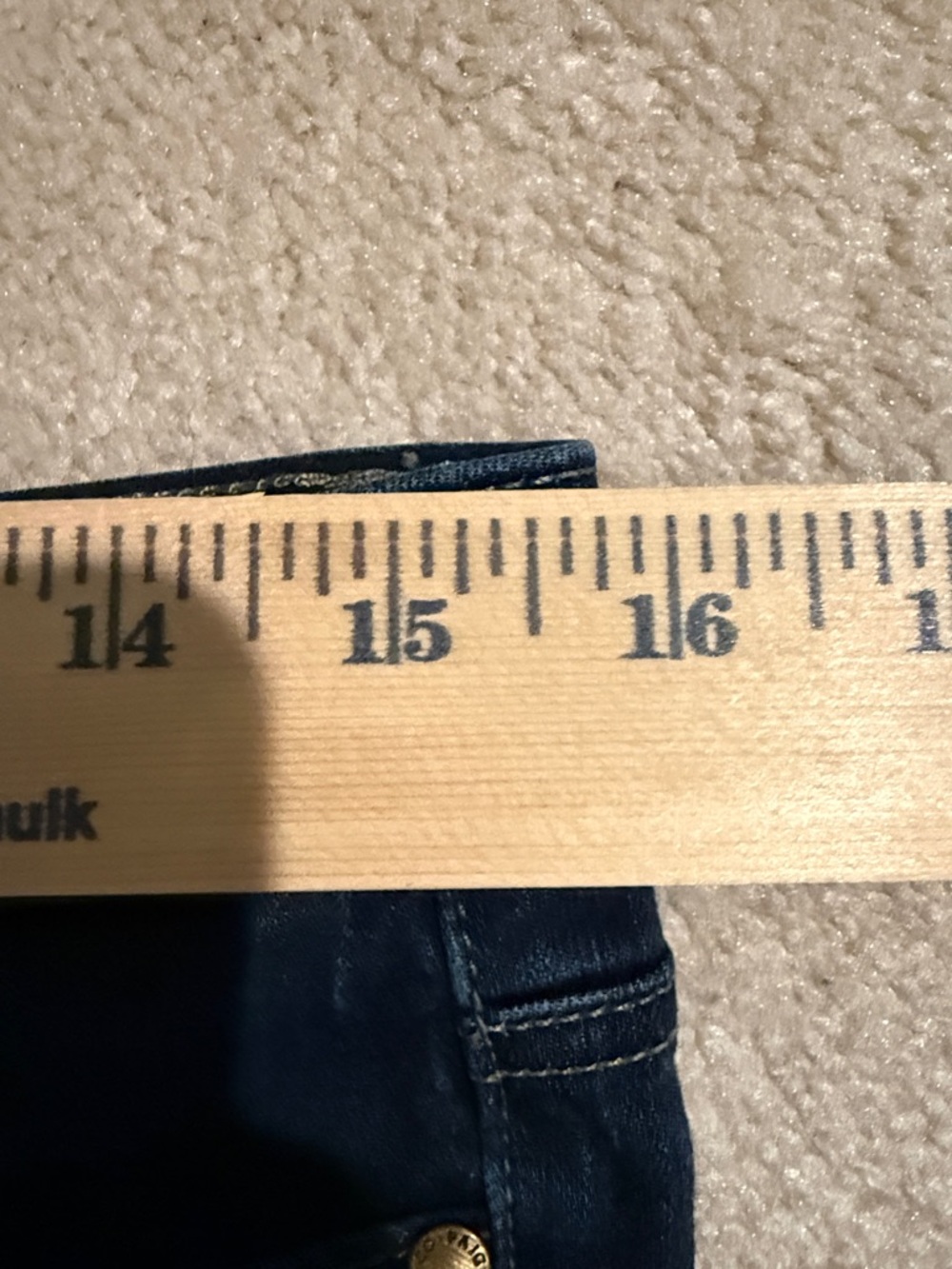 PAIGE Deep Blue Skyline Crop Jeans - Picture 10 of 11